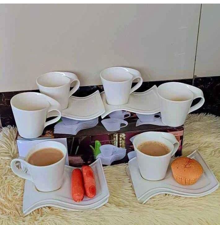 12-Piece Cup and Saucer Set